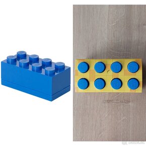 LEGO miniškatuľka s 8 výstupkami, 2 farby aj na jedlo - 5