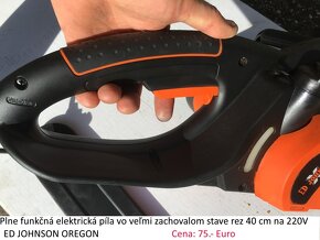 Reťazová píla Ed Johnson OREGON elektrická na 220 V - 5