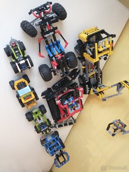 Mix rôznych starších Lego Technic setov + diely. - 5