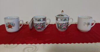 Retro hrnčeky z chalupy od starej mamy + 2ks čínsky porcelán - 5