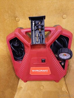 Kompresor Worcraft PAC11-180, 1100 W, bezolejový - 5