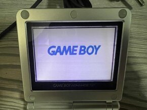 Nintendo Game Boy Advance SP - strieborna - 5