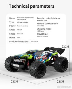 Rc auto 1:16 brushless 2-3s - 5