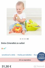 hračka pre bábätko -Dolce Zvieratká zo safari - 5