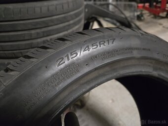 4x zimné pneu 215/45r17 - 5