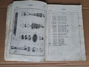 Seznam náhradných součástí pro motocykl Jawa ČZ 125-351 150 - 5