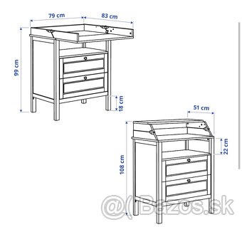 Prebaľovací pult IKEA SUNDVIK - 5