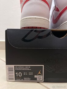 Air Jordan 1 Mid SE Dune Red - veľkosť 44 - 5