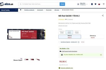 Ext. WD RED / Blue 1TB USB C/ A - zaruka 04 / 2028 - 5