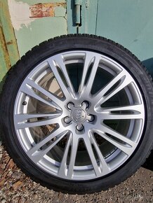 ZIMNÁ SADA DISKOV ORIGINÁL AUDI R20 + pneu 265/40 R20 - 5