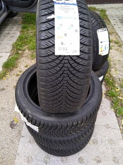 Alu 4 x 100 R 17 + 205/45 17 celoročné. - 5