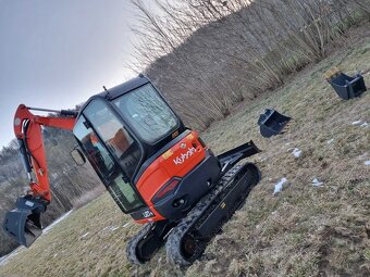 Kubota U27 Minibager 3t - AKO NOVÝ 2016 Import Norway 1469h - 5