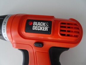 Predám kvalitnú AKU-VŔTAČKA/ŠRÓBOVAčKA+BATERIA Black Decker - 5