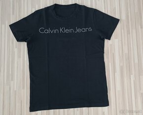 Pánske čierne tričko CALVIN KLEIN - 5
