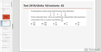 Masarykova univerzita podklady na prijímačky - 5