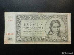 Bankovka 1000Kčs 1945 - 5