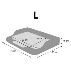 Ortopedický pelech pre psa Medico Lux - L pre menších psíkov - 5