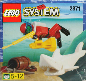 LEGO 2871 - Diver and Shark - 5