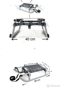 Nové skladacie sánky Wintersport s fusakom - 5