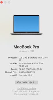 MacBook Pro, 16-palcov, 2019 - 5