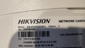 Predam nove 4 Mpx Hikvision IP kamery 6 kusov - 5