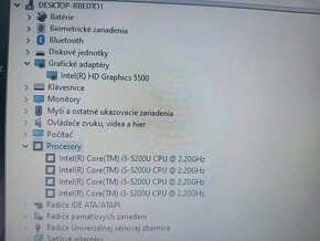 predám Hp elitebook 820 g2 , Intel i5 , 8gb ram , Win 10 - 5