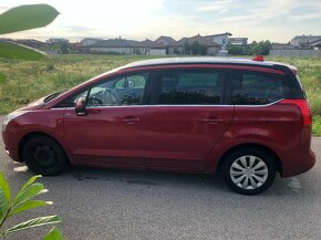 Peugeot 5008, r.v.2012, 1560m3, 88kW, 7 miestne, červená m. - 5