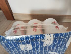 Retro sada 6 hrnků s vánoční motivem - Karlovarský porcelán - 5