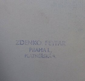 Zdenko FEYFAR - autorská veľkoformát. zväčšenina, razítko. - 5