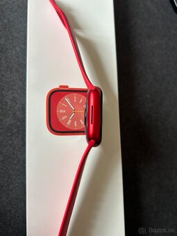 Apple Watch 8 41mm red - 100% batéria , záruka - 5