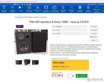 -- Predám reprosústavy Tesla ARV 104 + ARN 226 -- - 5