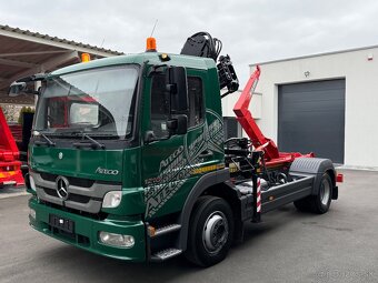 MERCEDES-BENZ ATEGO 1218 HÁKOVÝ NOSIČ HYDRAULICKÁ RUKA HIAB - 5