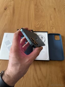 iPhone 12 Pro Max 128 gb Pacific Blue +komplet príslušenstvo - 5