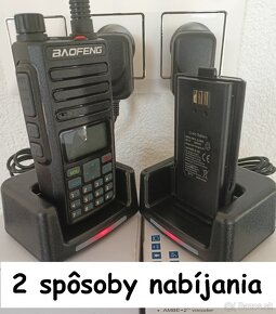 digitálna šifrovaná vysielačka Baofeng + záruka 2r - 5