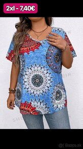 Dámske plus size saty pre bacuľky - 5