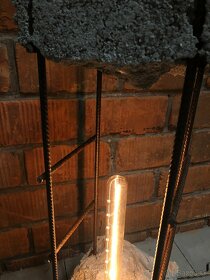 Industriálna betonová lampa - 5