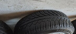 Alu 14" 4x100 r14 zimne pneumatiky 165/65r14 Semperit - 5