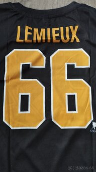 Tričko Mario Lemieux #66 veľkosť M - 5