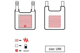 Predám vyhrievanú univerzálnu vestu 9W bezAKU GV1U - 5