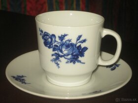 český porcelán modrá ruža - 5