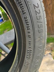 Predám letné pneumatiky 225/55 R17 Y XL - 5