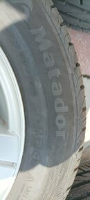 Sada alu diskov 5x100 pneu. 185/60R14  H MATADOR SKODA FABIA - 5