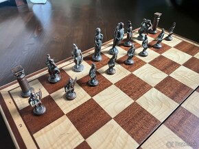 Historické Starožitné Šachy Vintage Retro - 5