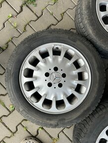 Alu disky 5x112 +225/55 R16 zimné pneu - 5