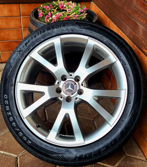 alu R20 5x112, pneu 265/45 orig. Mercedes R + ML + GLE - 5