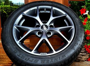 alu R17 5x120 zn. BBS, senzory, zimné pneu 225/50, BMW 3 - 5