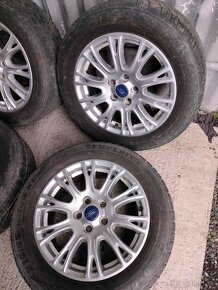 4ks alu + 1ks orig. Ford disky 5x108 r16 205/55 r16 zimné - 5