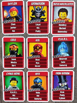 Kartičky Lego Ninjago - 5