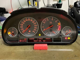 Budíky prílstrojový panel BMW E39 M5 Tachometer 300km/h - 5