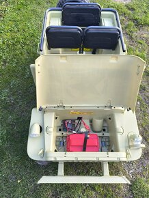 Detský elektrický Jeep Willys 4x4 trojmiestny béžový - 5